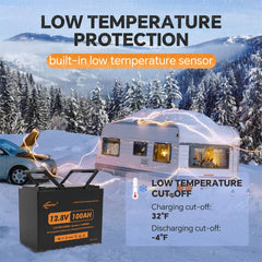 Jsdsolar LiFePO4 Battery 12V/24V 100Ah/200Ah 6000+ Cycles for Home Energy Storage