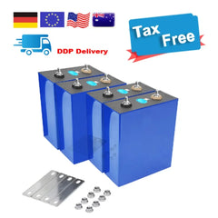 3.2V 280AH LiFePO4 Battery Rechargable Batteries for Yacht RV Solar Energy Storage EU US Free Vat