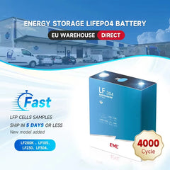 EVE 3.2V 304Ah Lithium Iron Phosphate Cell lifepo4 battery Cycle 4000 Times Solar 12V 304Ah 12V 320Ah cells EU US TAX FREE